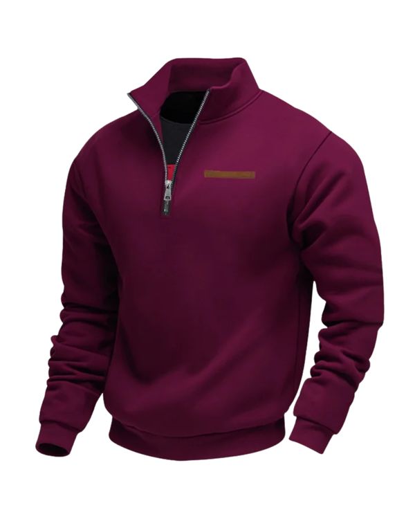 Jersey casual con cremallera