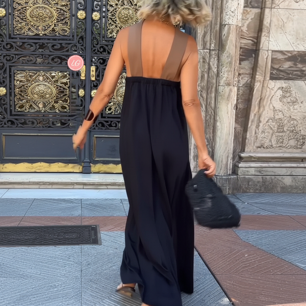 Vestido Elegante Espalda Descubierta